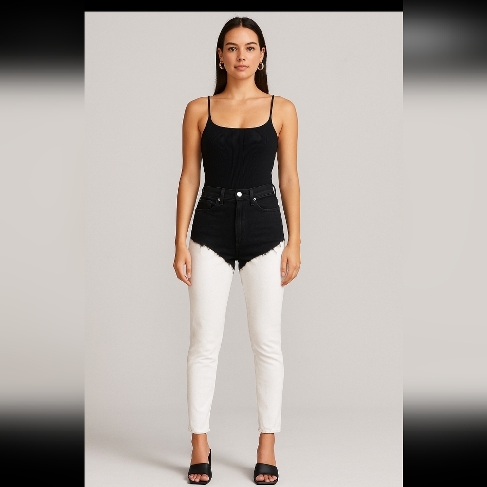 Grlfrnd Womens Karolina High Rise Skinny Shine a Lot Jean 27